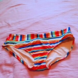 Time and Tru Red and Orange Bikini Swim